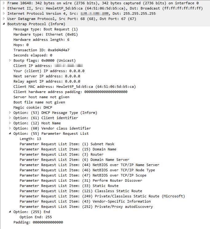 dhcp_inform