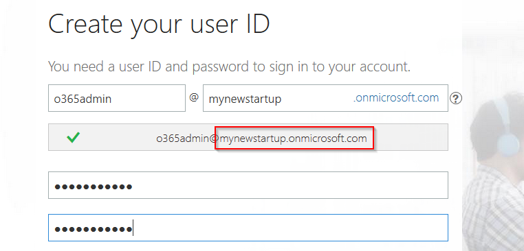 Office 365 User ID Creation